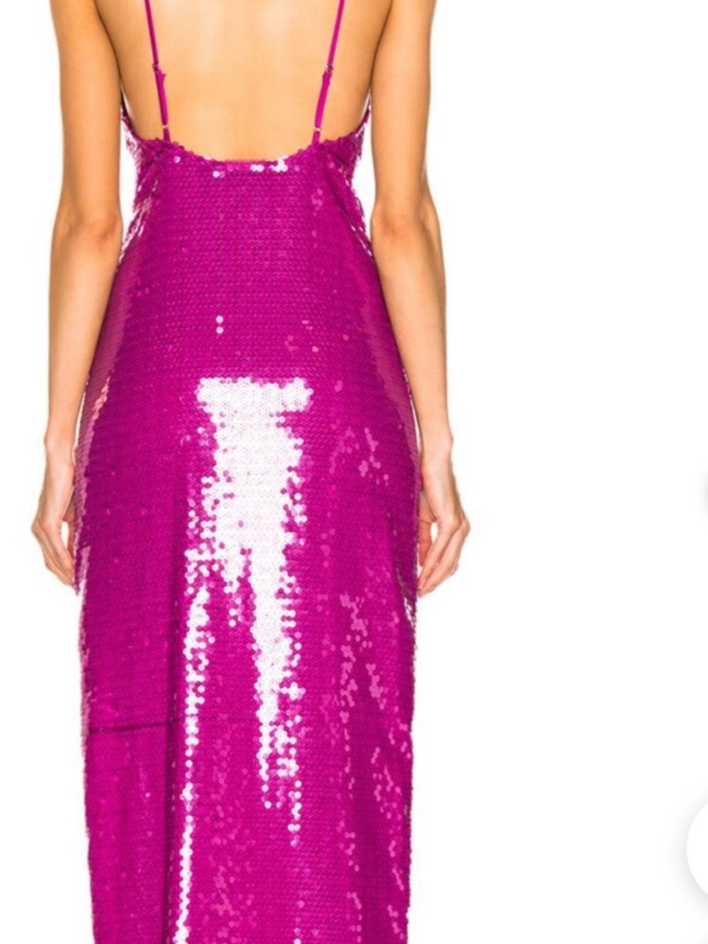 Fleur du Mal Hot Pink Sequin Dress - Picture 6 of 7